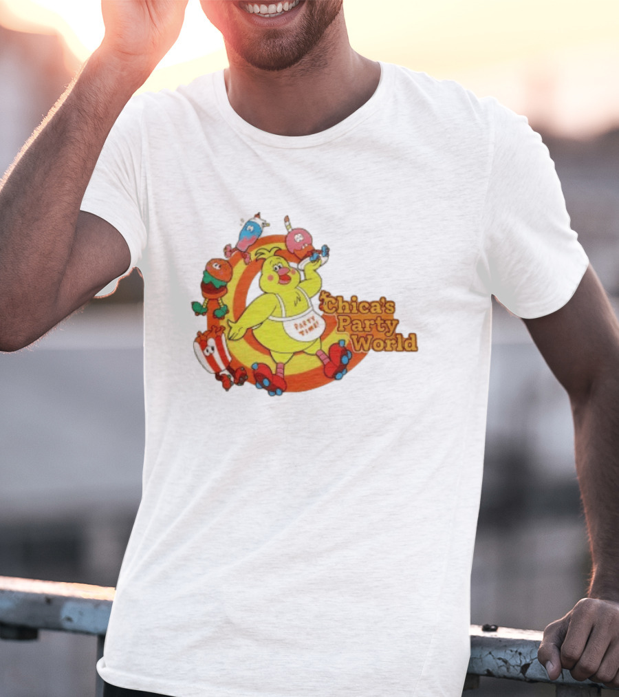 Chica's Party World Party Time Chica Five Nights At Freddy's T-Shirt
