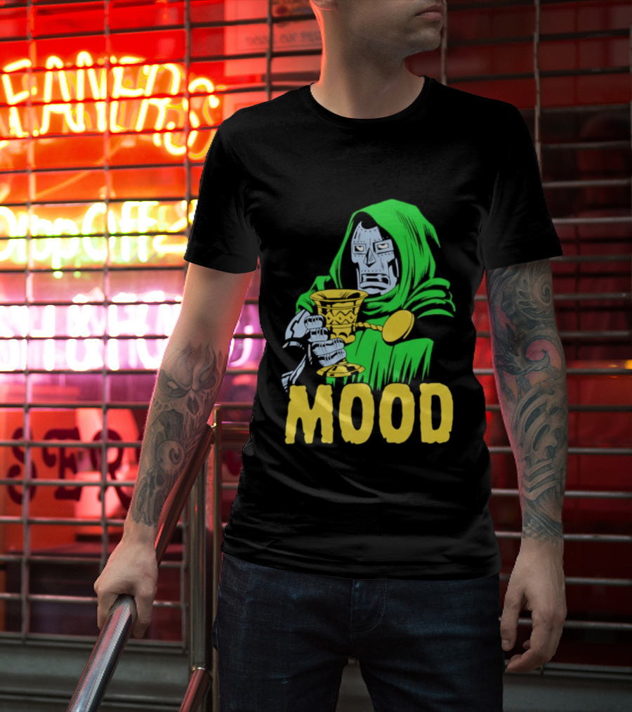 Doctor Doom Mood Marvel Villain Comic Book T-Shirt