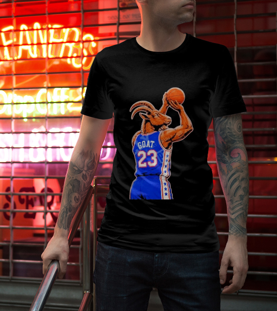 GOAT 23 Basketball Player Jersey Sports Inspired By Iconic NBA Stars T-Shirt
