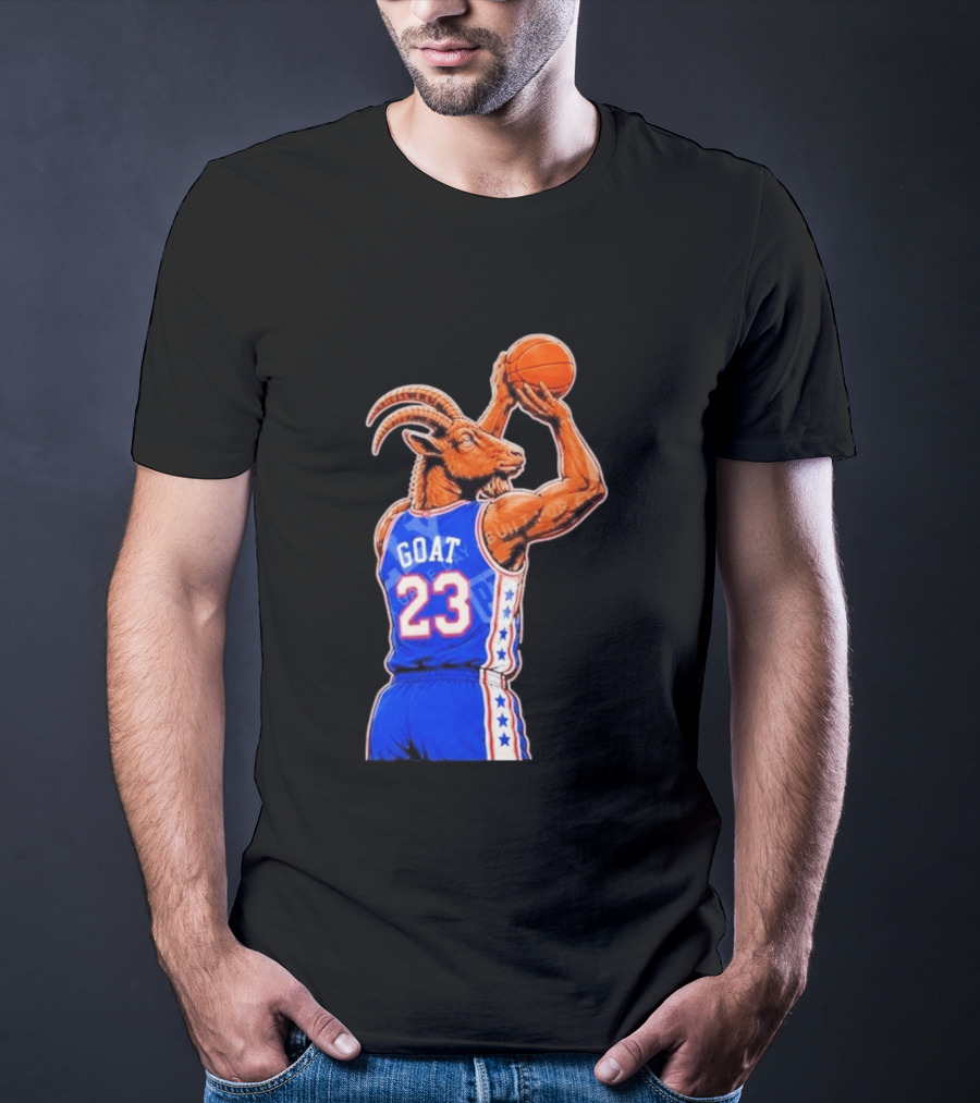 GOAT 23 Basketball Player Jersey Sports Inspired By Iconic NBA Stars T-Shirt