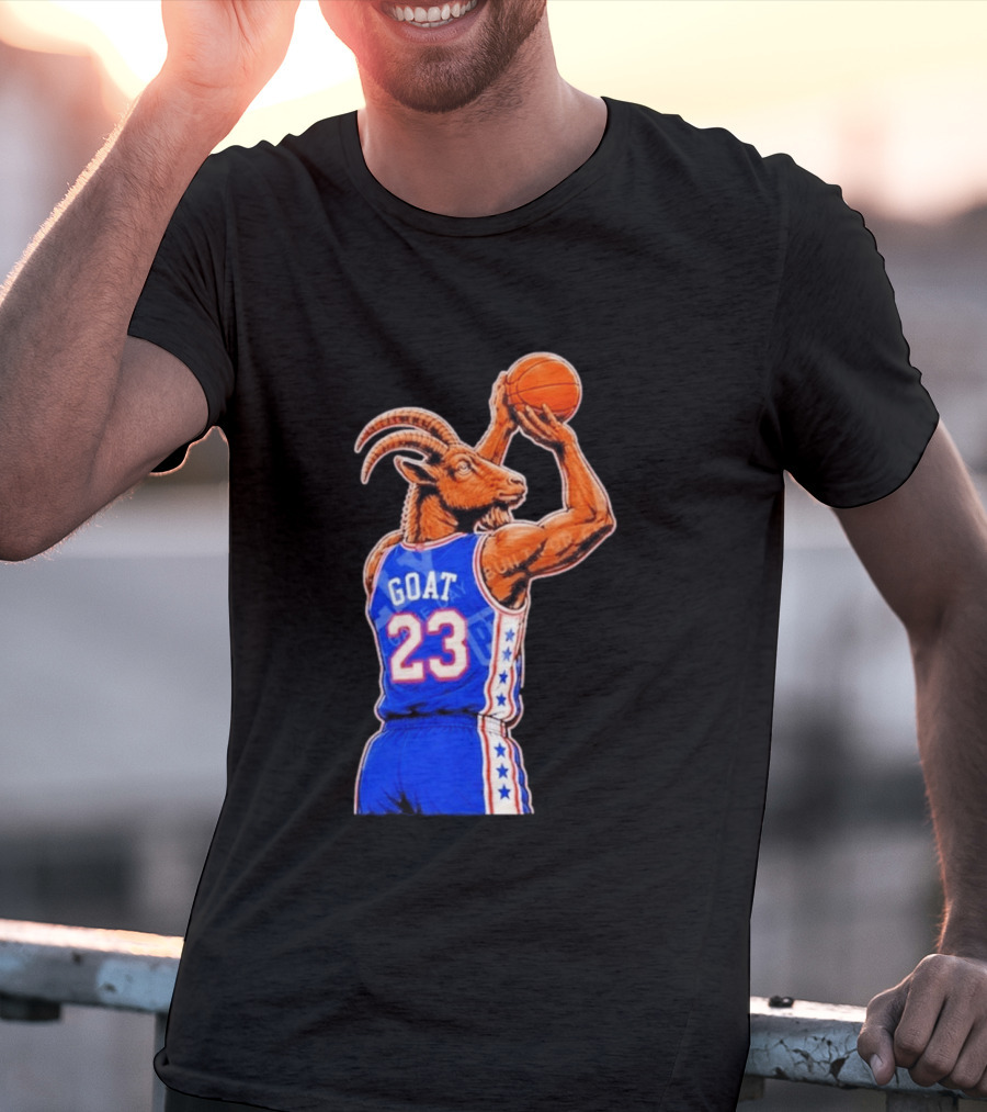 GOAT 23 Basketball Player Jersey Sports Inspired By Iconic NBA Stars T-Shirt