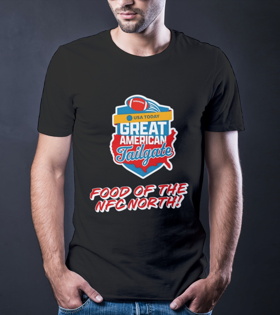 USA Today Great American Tailgate Food Of The NFC North T-Shirt