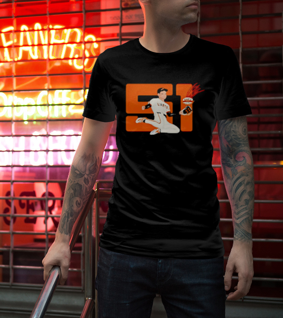 San Francisco Giants Jung Hoo Lee No 51 Baseball Player Comic T-Shirt