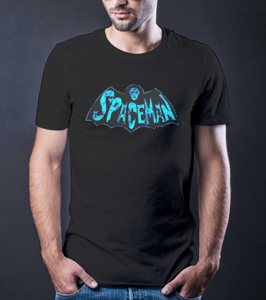 Spaceman Kiss Ace Frehley Hard Rock Bat Face T-Shirt
