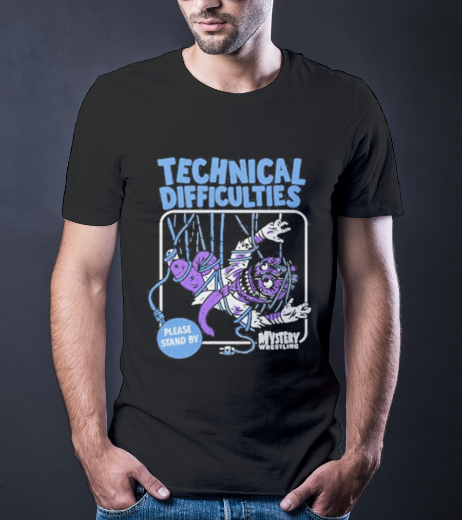 Technical Difficulties Please Stand By Monster Mashup T-Shirt