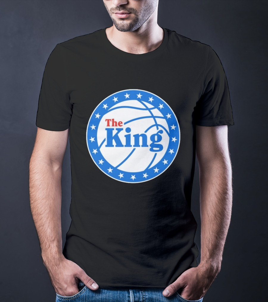 The King Philly Basketball Circle Stars T-Shirt