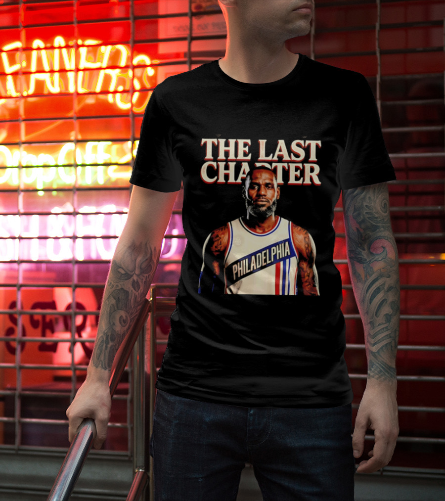 The Last Charter LeBron James Philadelphia 76ers Basketball Jersey T-Shirt