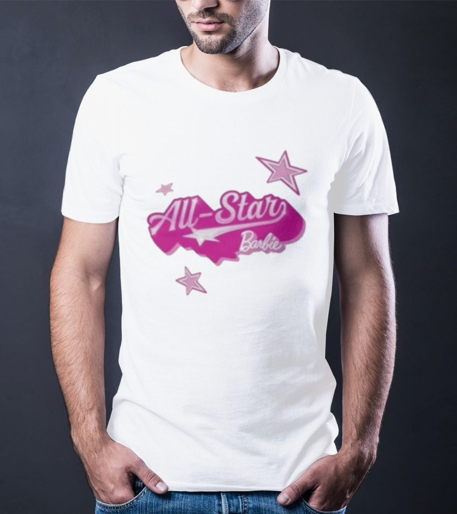 Angel Reese All Star Barbie Pink Star T-Shirt