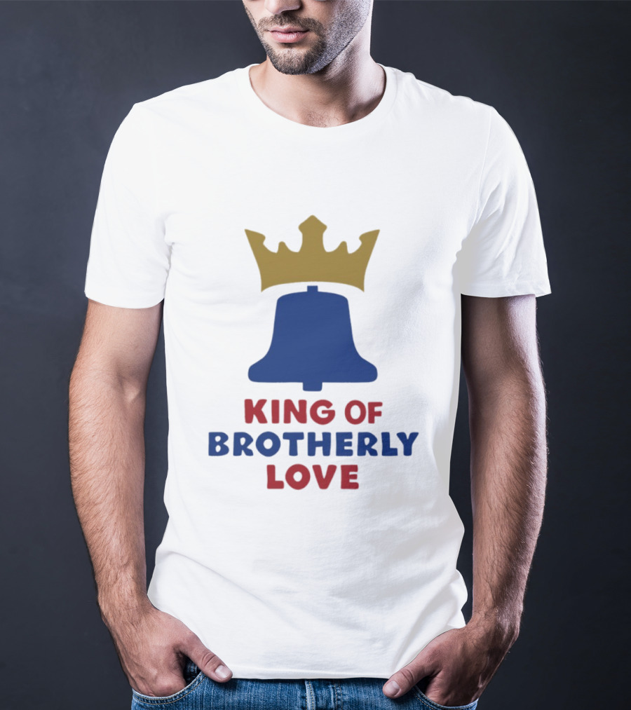 Philadelphia 76ers King Of Brotherly Love LeBron James T-Shirt