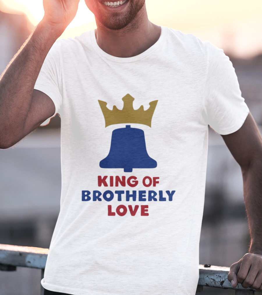 Philadelphia 76ers King Of Brotherly Love LeBron James T-Shirt