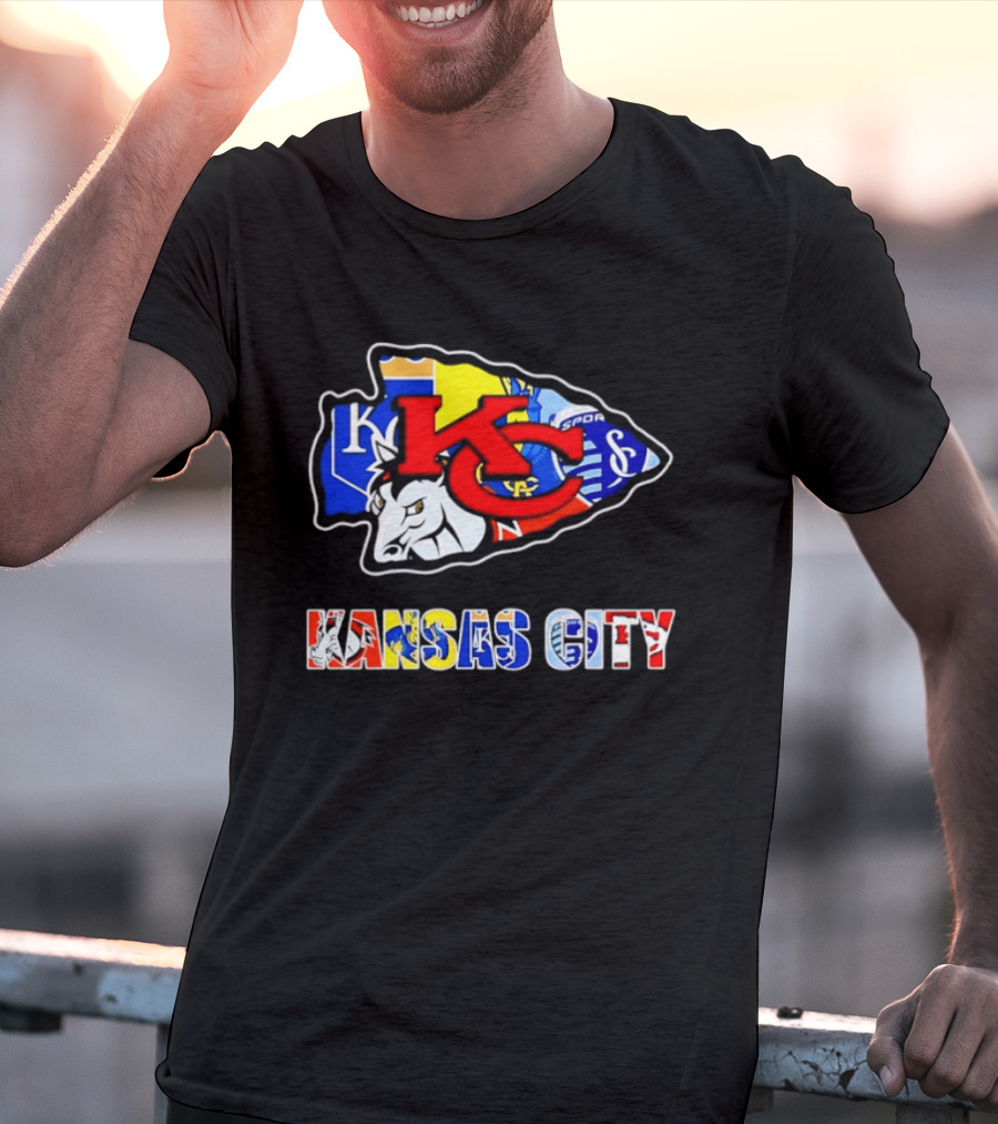 Kansas City KC Arrowhead Royals Chiefs Sporting Missouri T-Shirt
