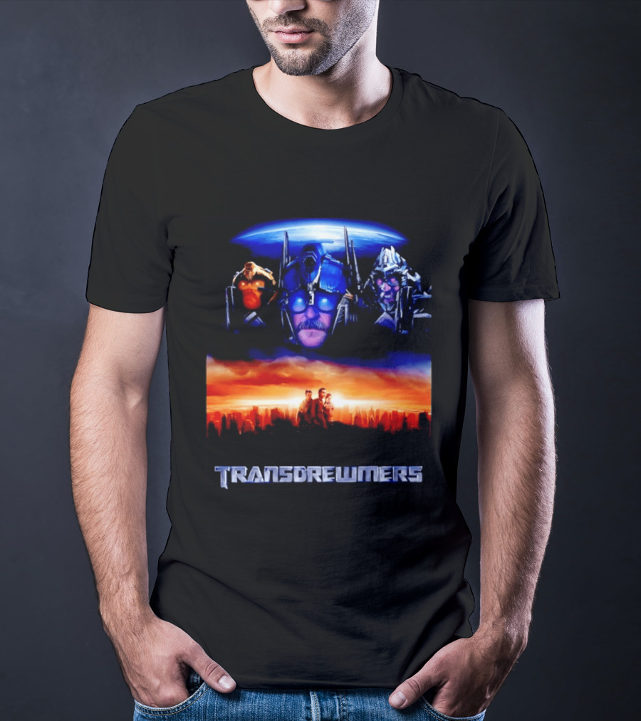 Transdrewmers Sci Fi Inspired Characters And Cityscape Compilation T-Shirt