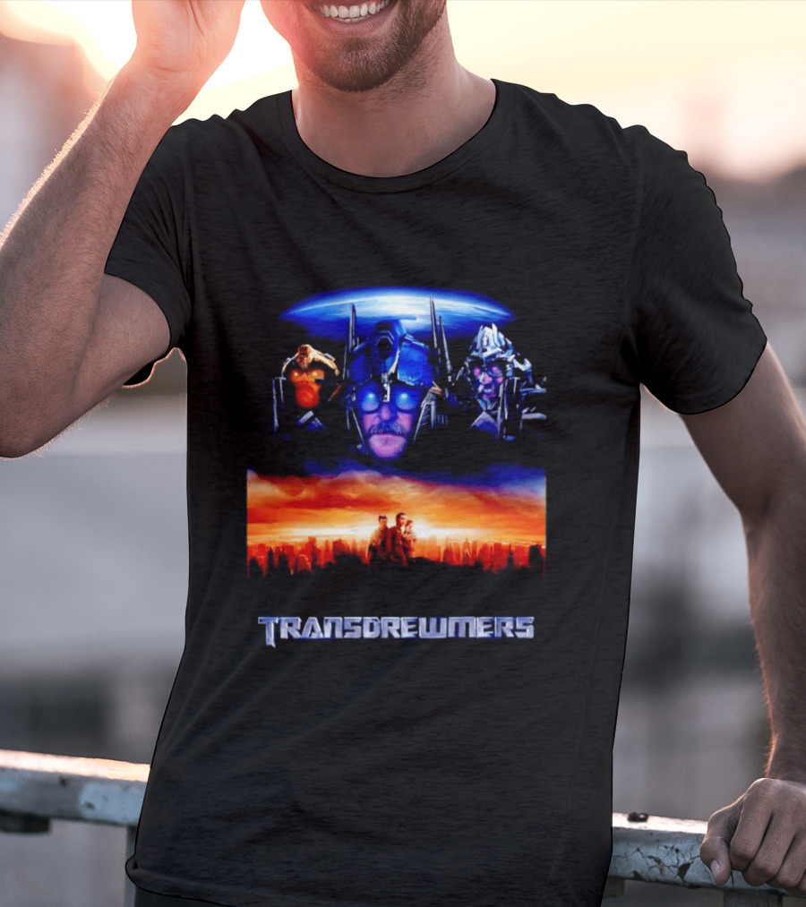 Transdrewmers Sci Fi Inspired Characters And Cityscape Compilation T-Shirt