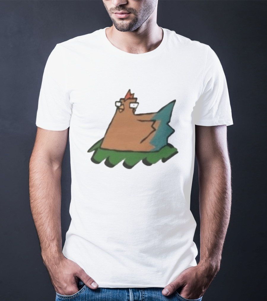 Cartoon Chicken In Nest Bird T-Shirt