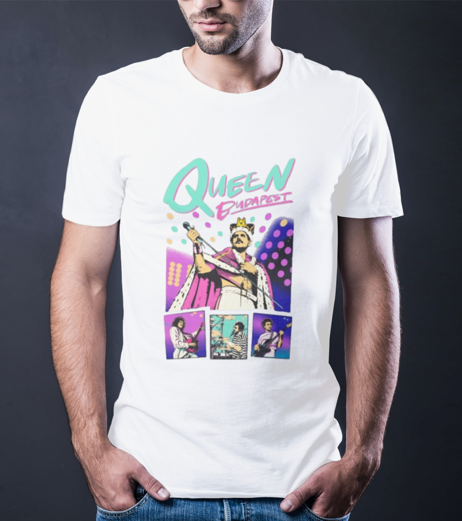 Queen Budapest Anniversary Vest 40th Pop Concert T-Shirt