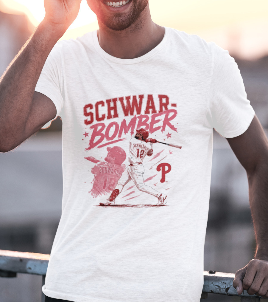 Schwar Bomber Kyle Schwarber Philadelphia Phillies Baseball T-Shirt