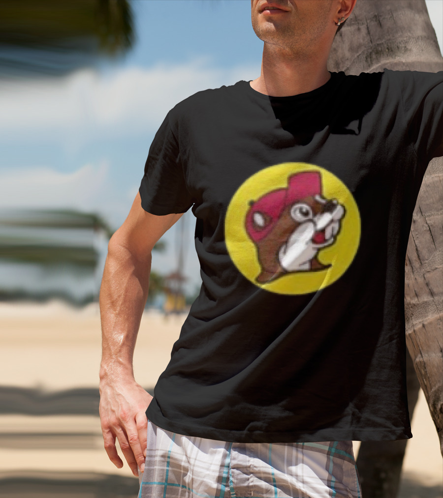 Buc Ee's Fresh Brisket On The Board Two Sided Beavers Texas BBQ T-Shirt
