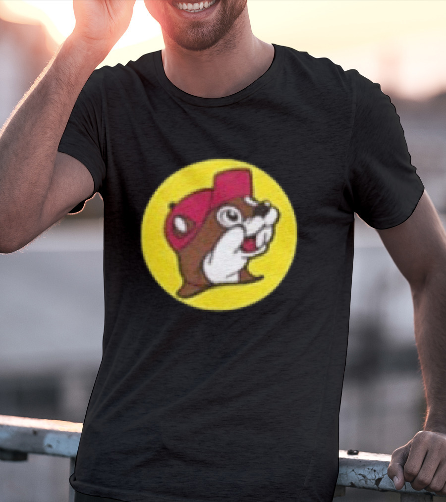 Buc Ee's Fresh Brisket On The Board Two Sided Beavers Texas BBQ T-Shirt