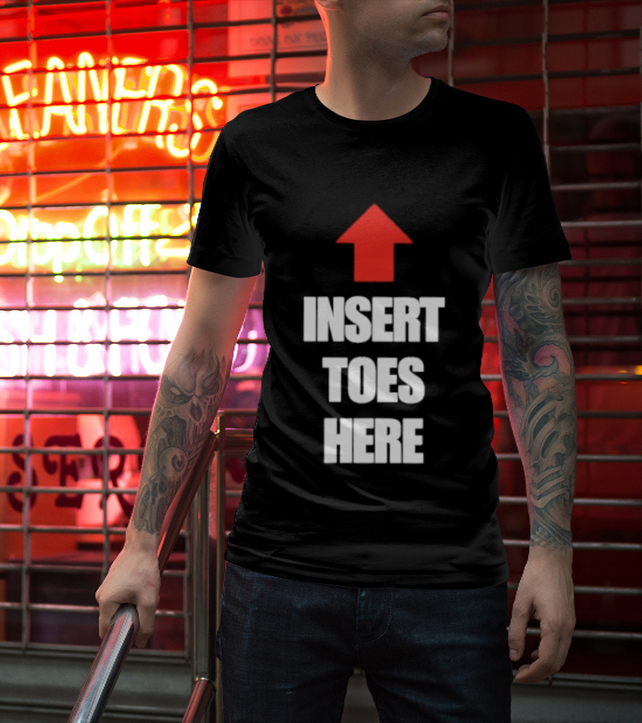 Insert Toes Here Red Arrow Top T-Shirt