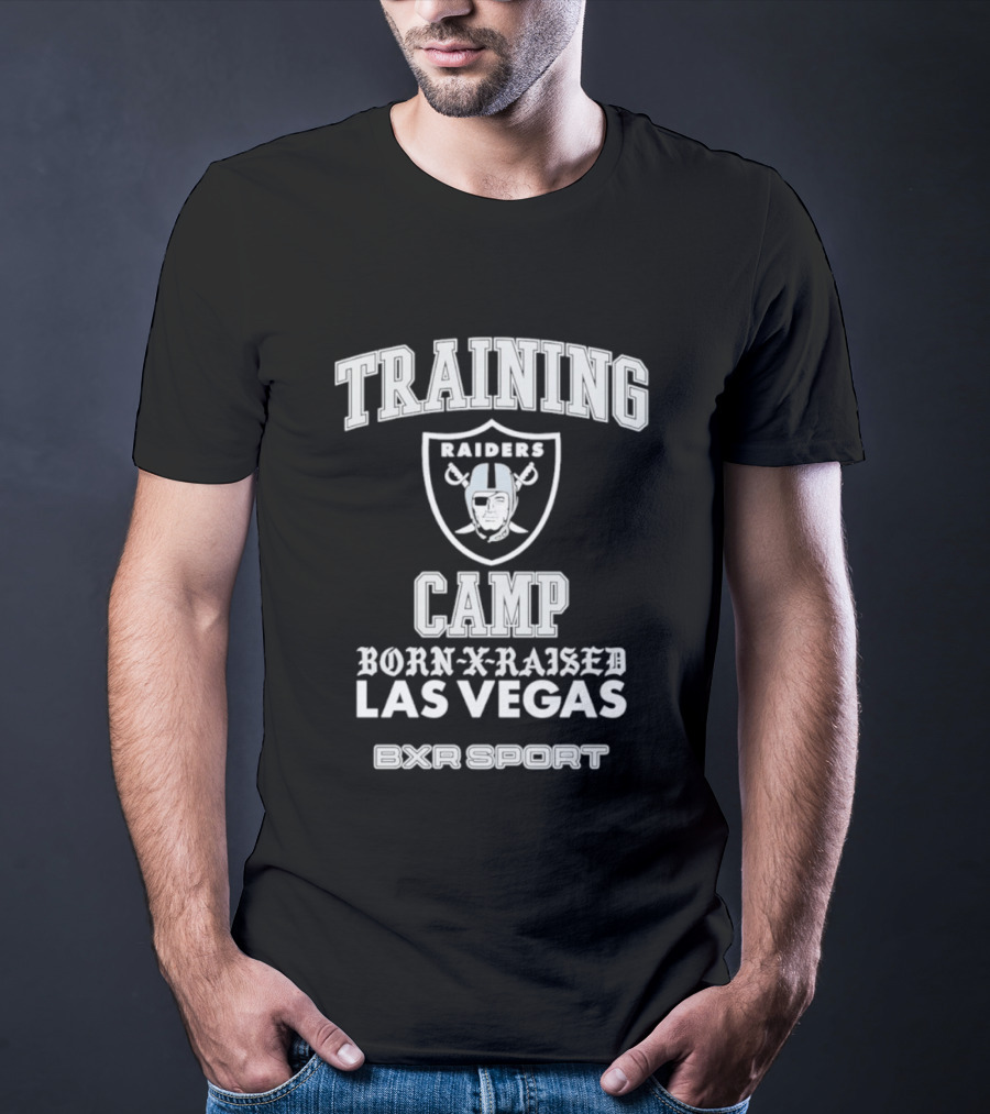 Las Vegas Raiders Training Camp Born X Raised EXR Sport T-Shirt