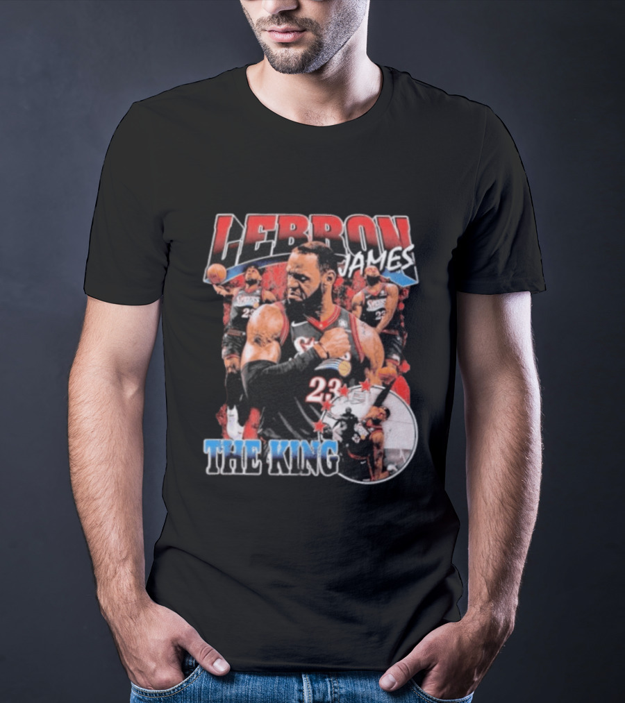 LeBron James The King Sixers 23 Basketball Champion T-Shirt