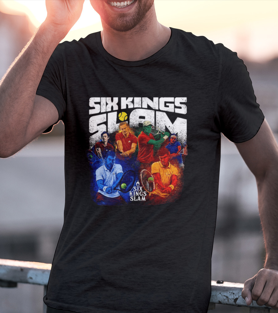 Six Kings Slam Tennis 2026 Iconic Players Edition T-Shirt