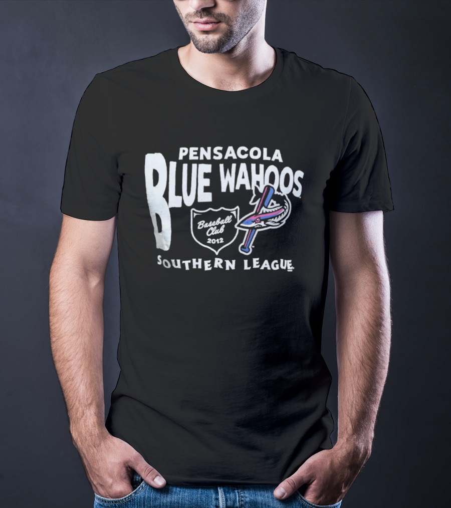 Pensacola Blue Wahoos Baseball Club 2012 Southern League T-Shirt