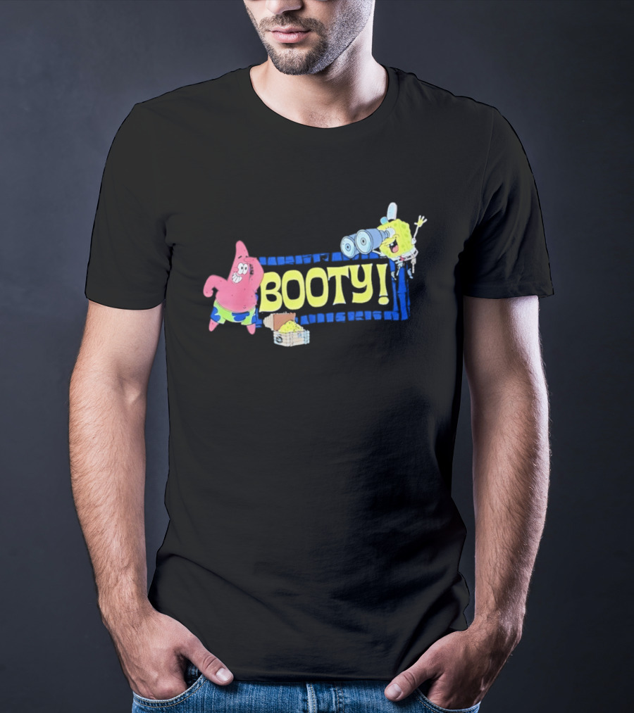 Sponge And Patrick Star Booty Treasure Hunt Adventure T-Shirt