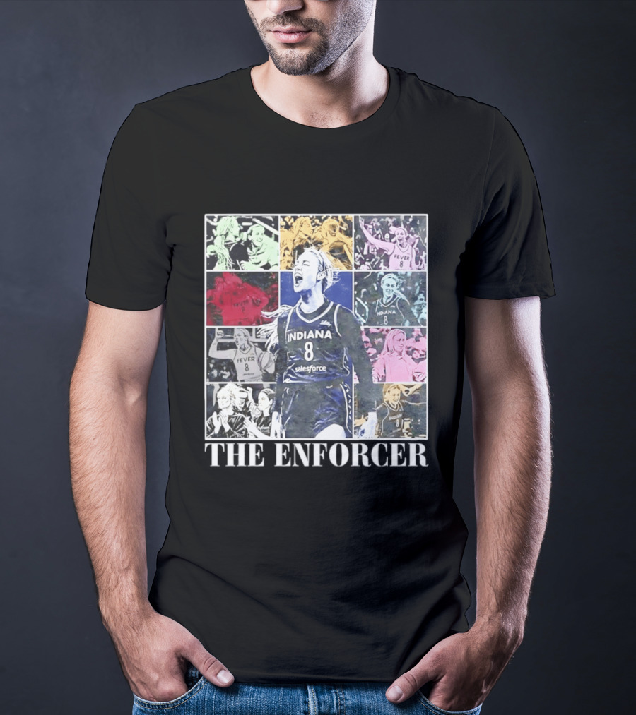 The Enforcer Indiana Fever 8 Indiana Fever Salesforce Sophie Cunningham T-Shirt