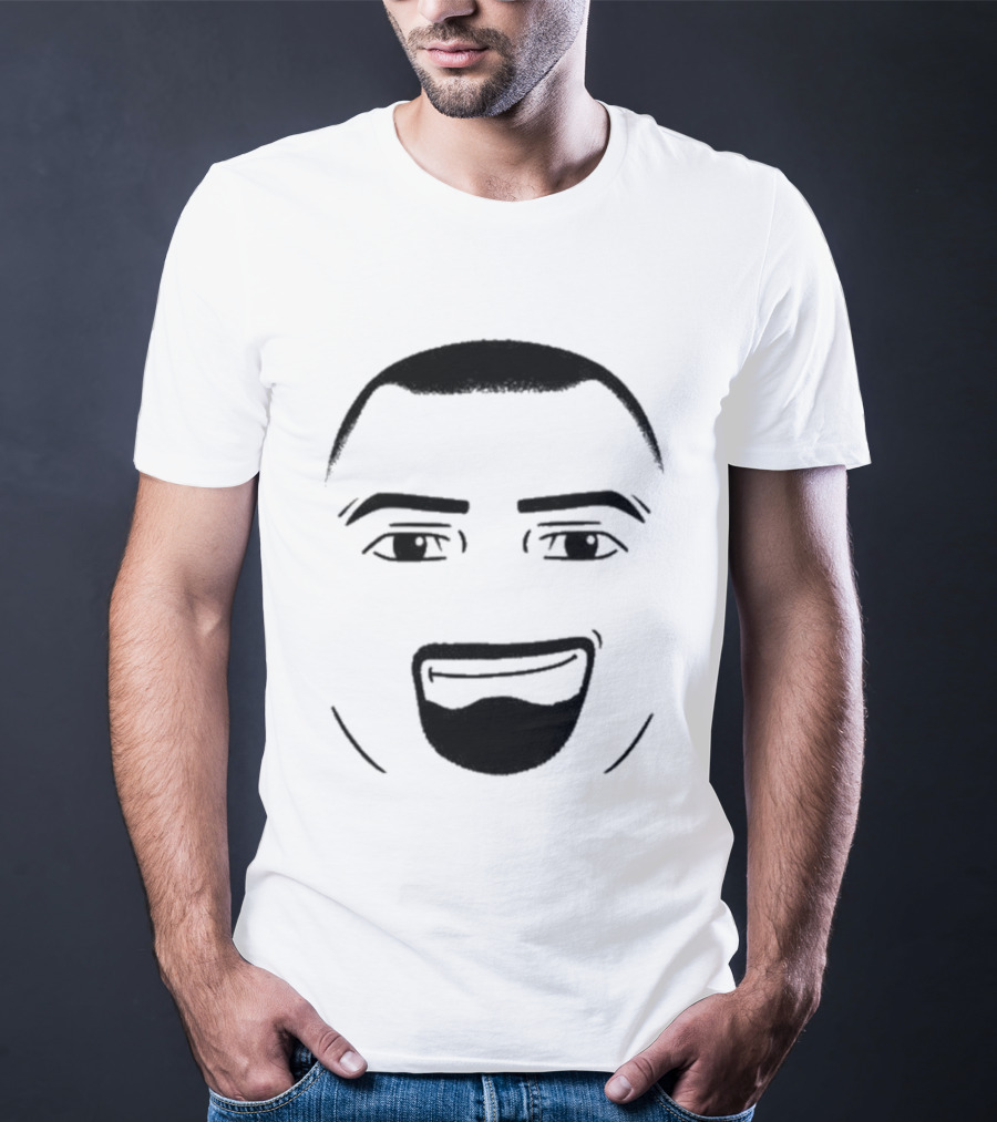 Aldoswag Roblaldo Smiling Face Drawing T-Shirt