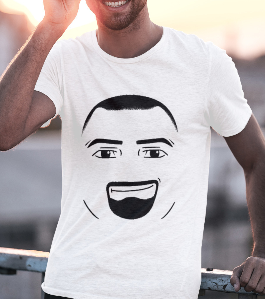 Aldoswag Roblaldo Smiling Face Drawing T-Shirt