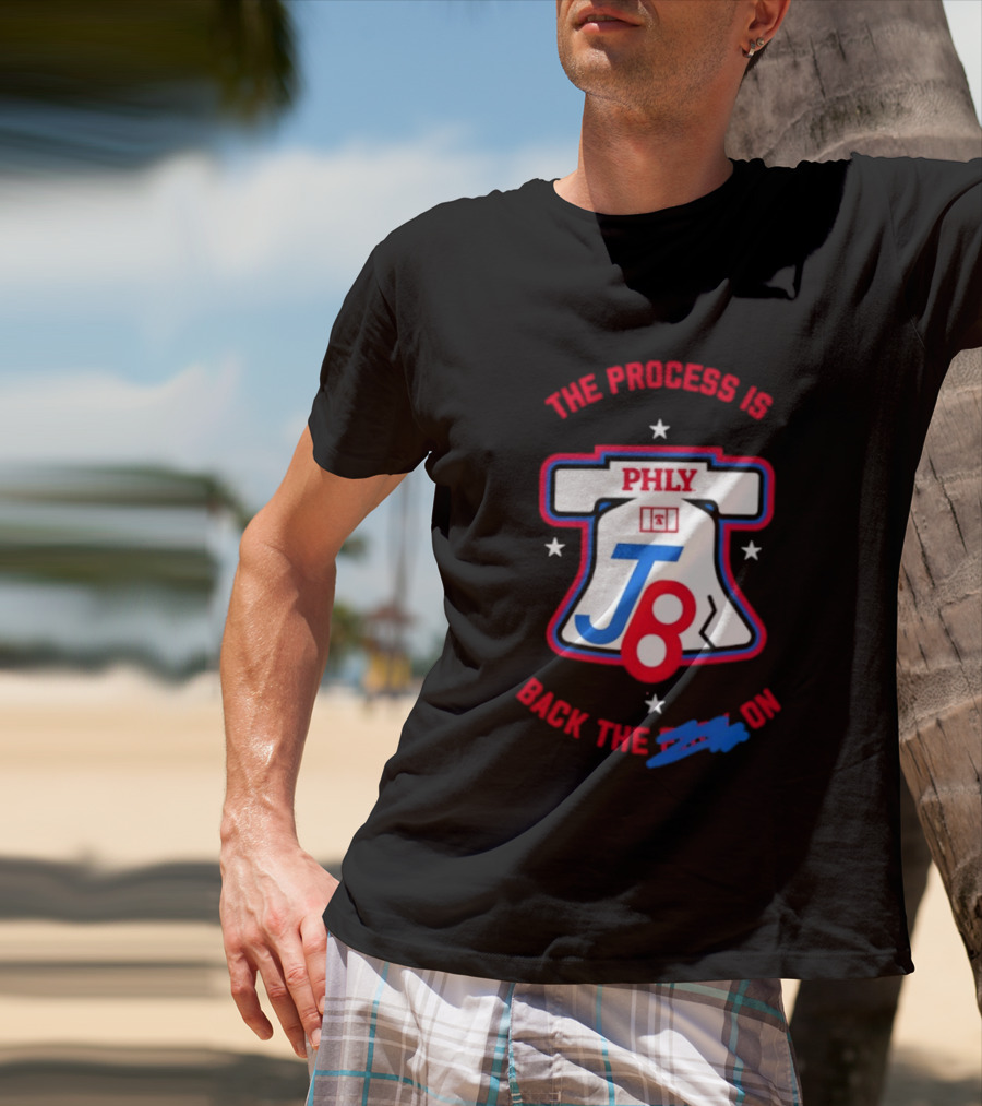 PHLY The Process Is Back Jalen Brunson Philadelphia 76ers T-Shirt