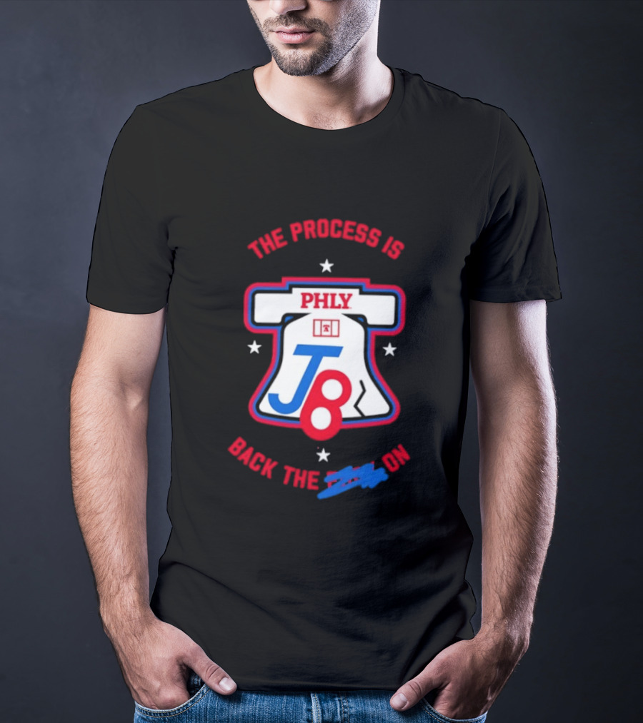 PHLY The Process Is Back Jalen Brunson Philadelphia 76ers T-Shirt