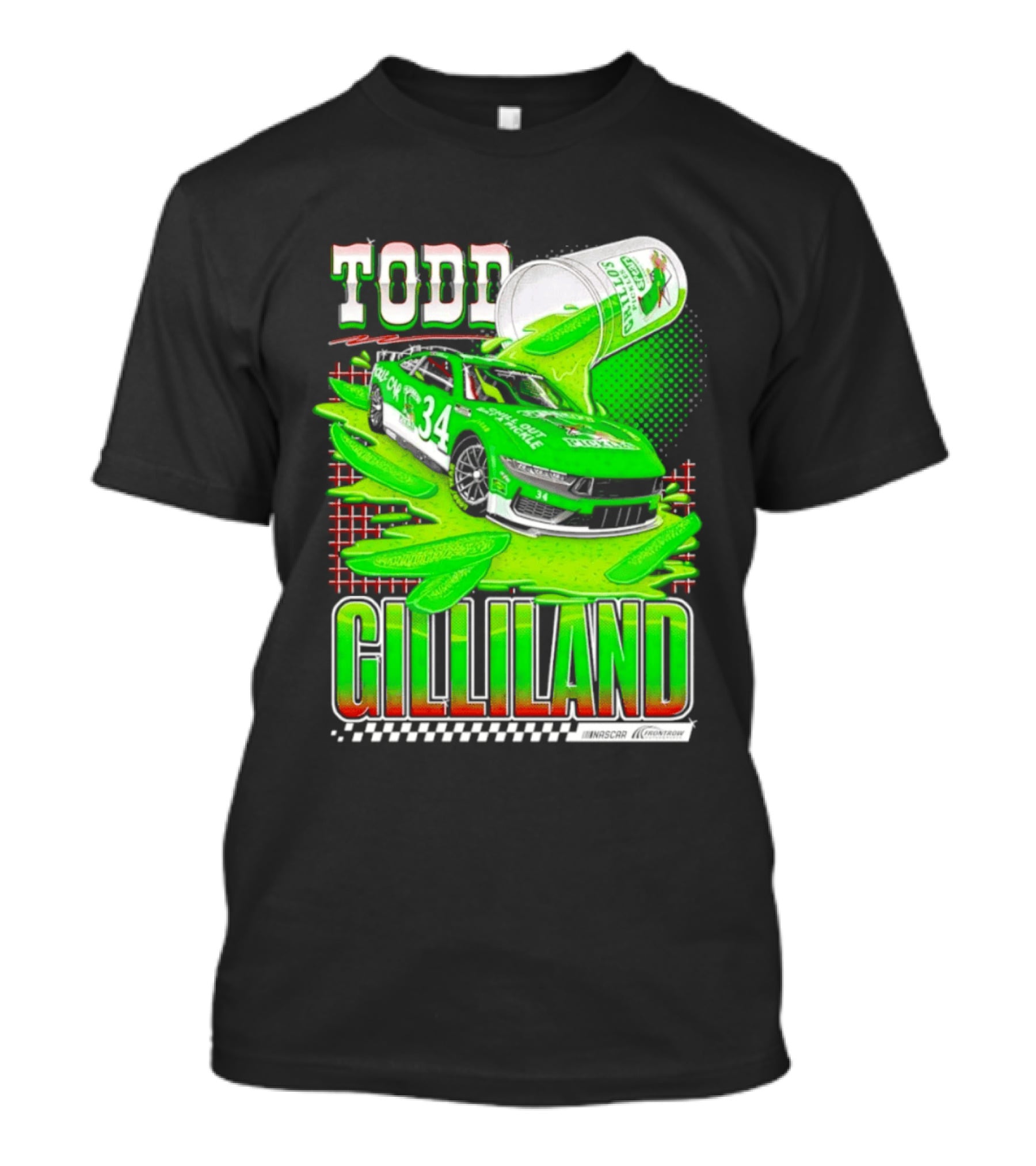 Todd Gilliland NASCAR 34 Pickle Juice Racing Car Victory 2026 T-Shirt
