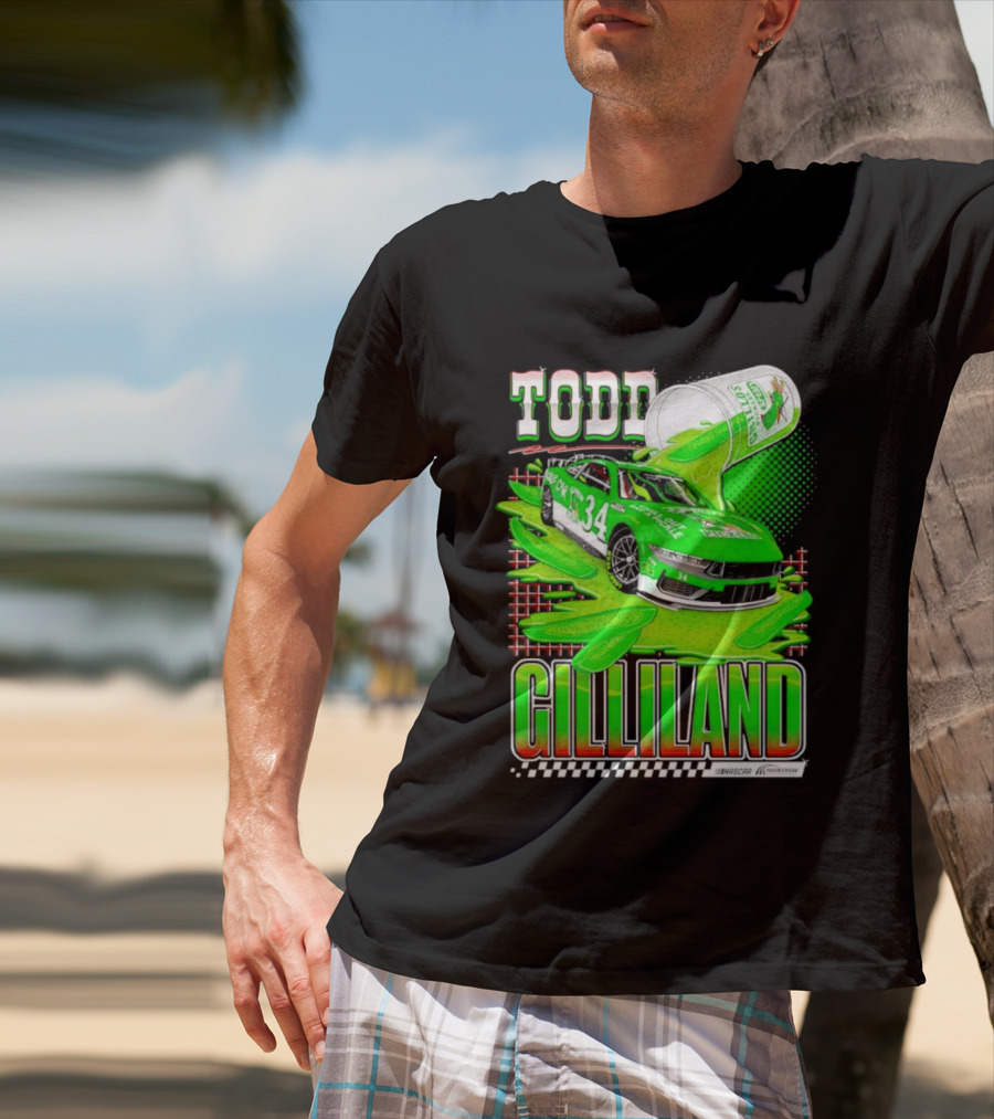 Todd Gilliland NASCAR 34 Pickle Juice Racing Car Victory 2026 T-Shirt