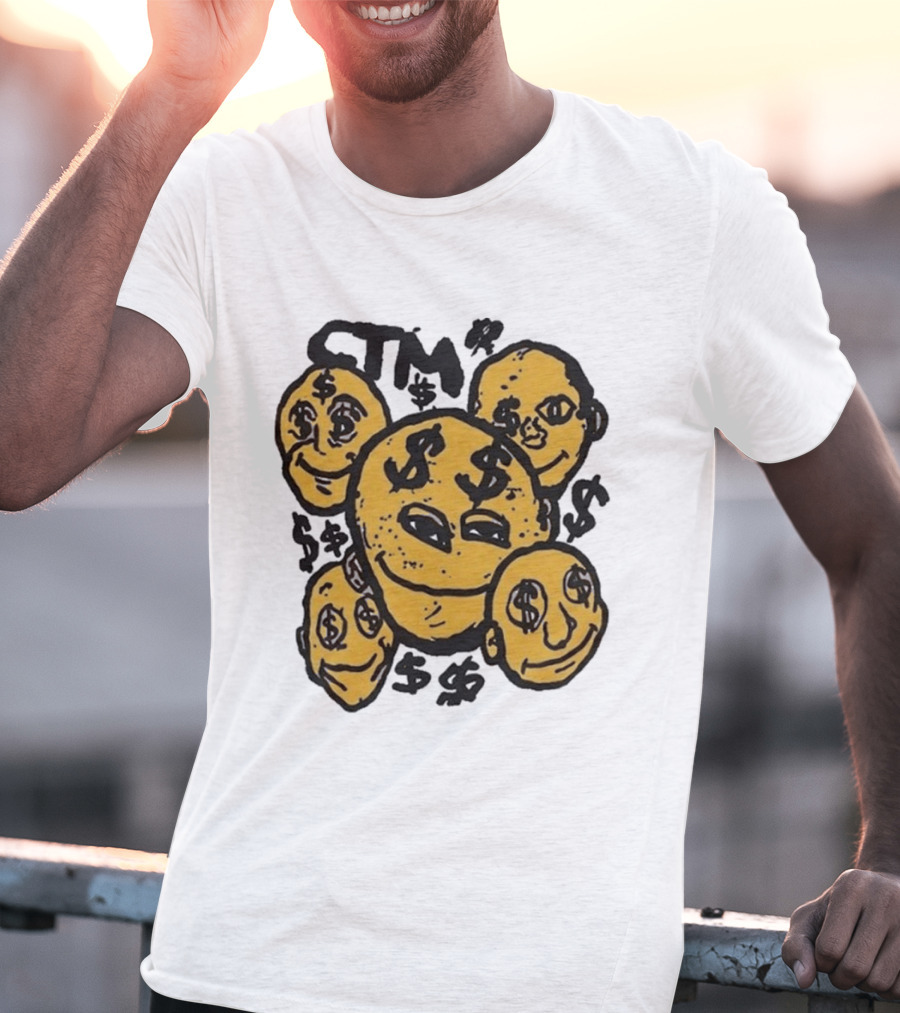 CTM Money Faces Dollar Sign Expressions T-Shirt