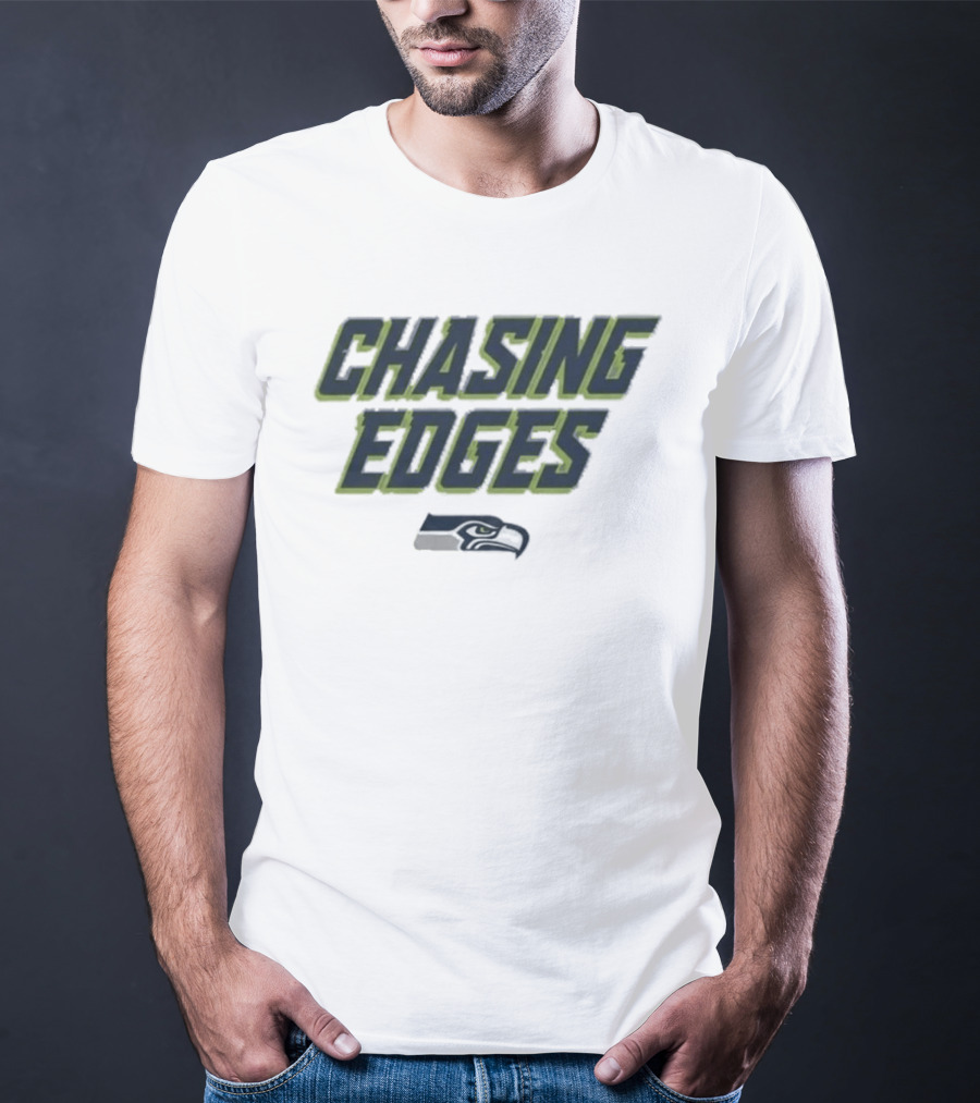 Chasing Edges Seattle Football Team Hawk T-Shirt