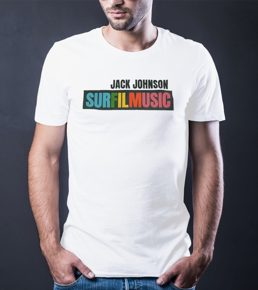 Jack Johnson Surfilmusic Tour 2026 Colorful T-Shirt