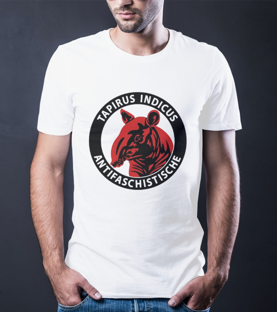 Tapirus Indicus Antifaschistische Antifa T-Shirt