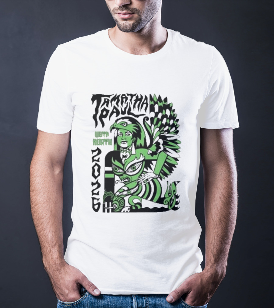 Xoe Hall X Tamatha Paul 2026 Te Atatu Whero Kakapo T-Shirt