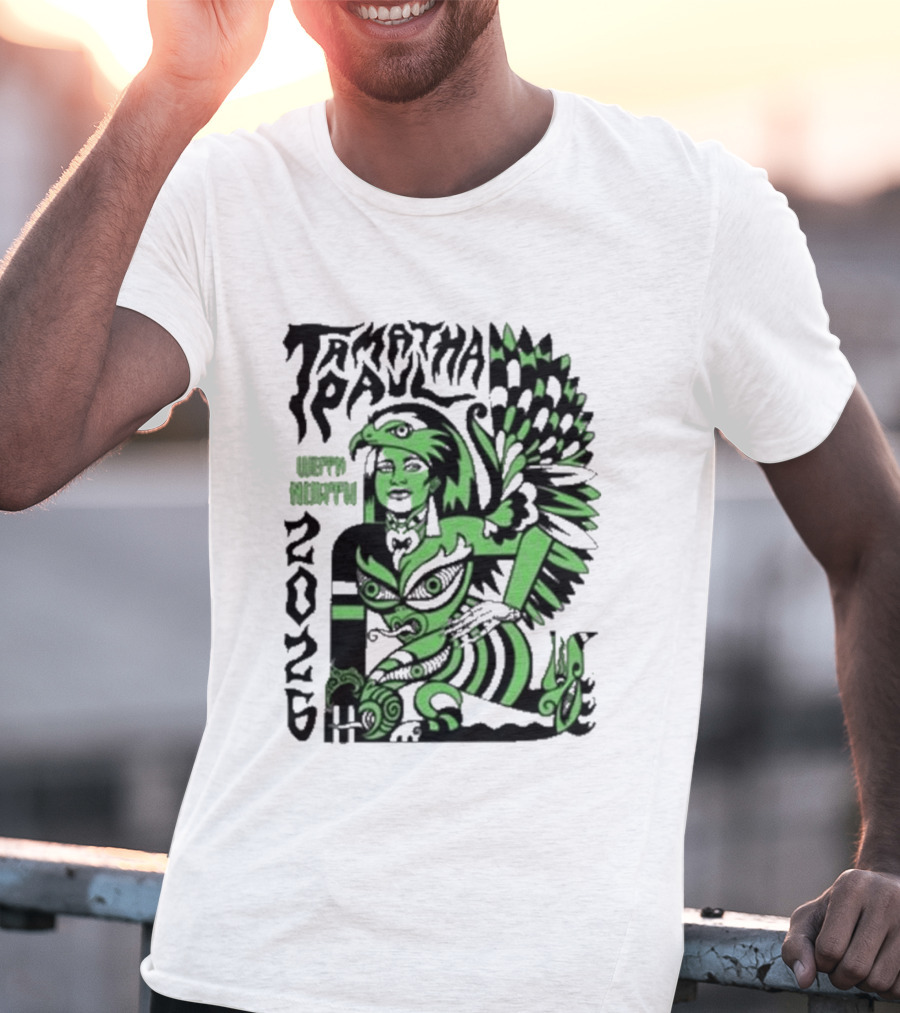 Xoe Hall X Tamatha Paul 2026 Te Atatu Whero Kakapo T-Shirt