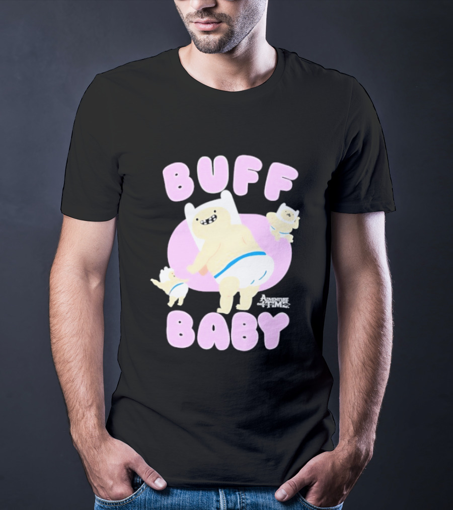 Buff Baby Adventure Time Finn The Human Dancing Babies T-Shirt