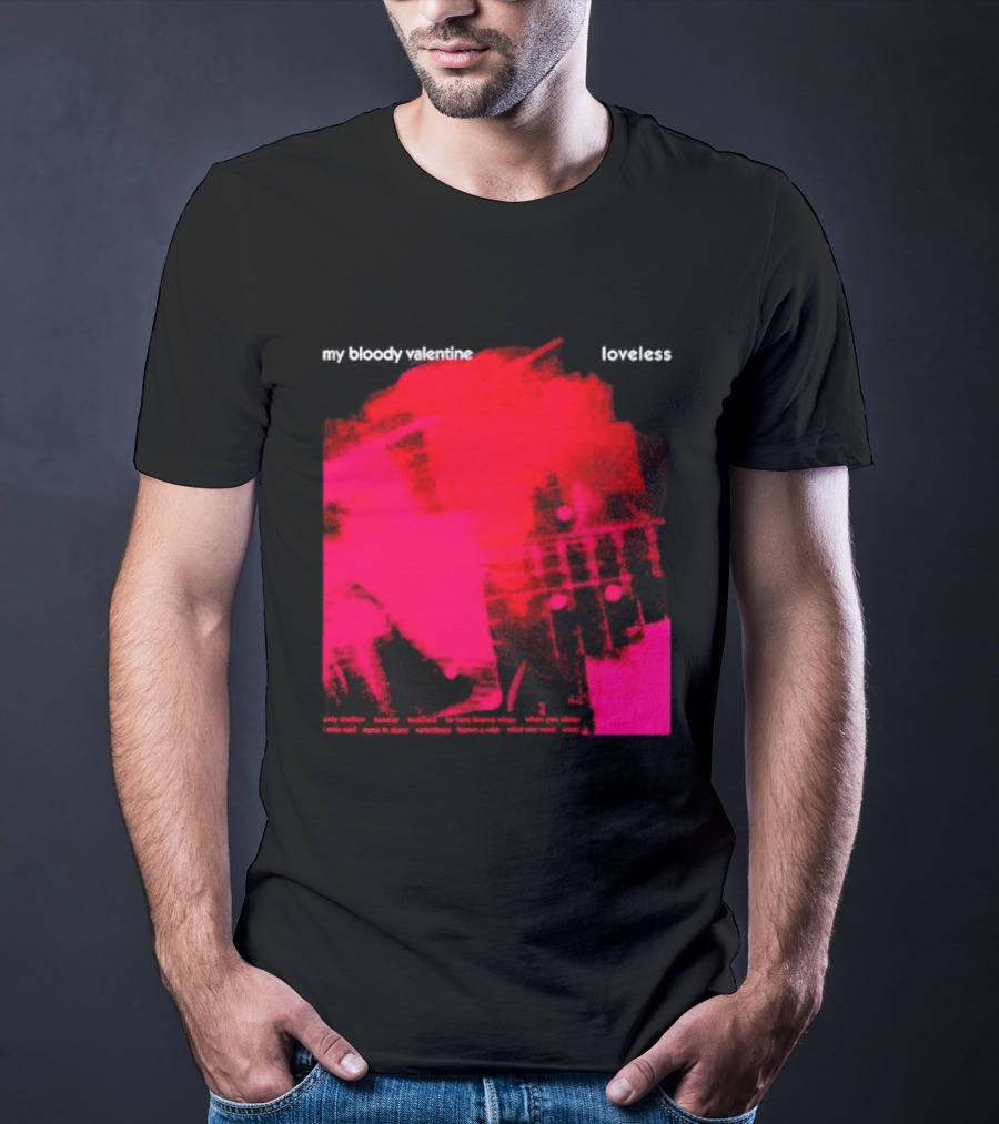 My Bloody Valentine Loveless Album Cover Classic Shoegaze Music Fan Favorite T-Shirt