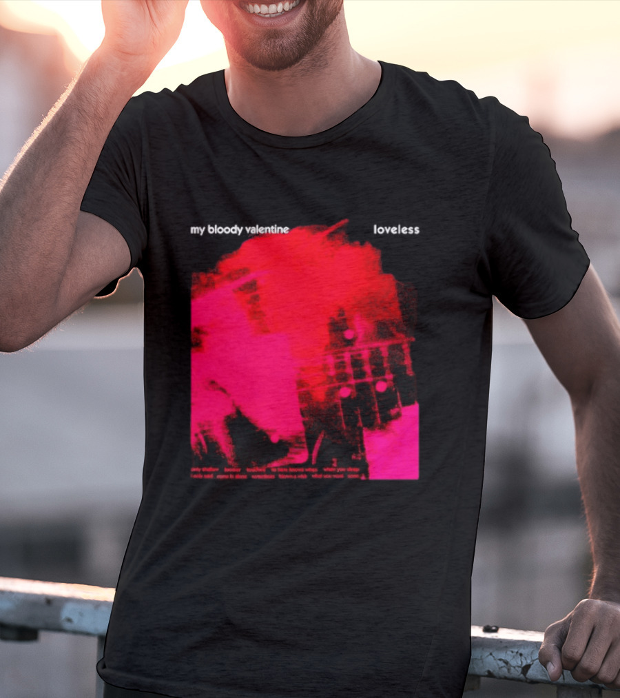 My Bloody Valentine Loveless Album Cover Classic Shoegaze Music Fan Favorite T-Shirt