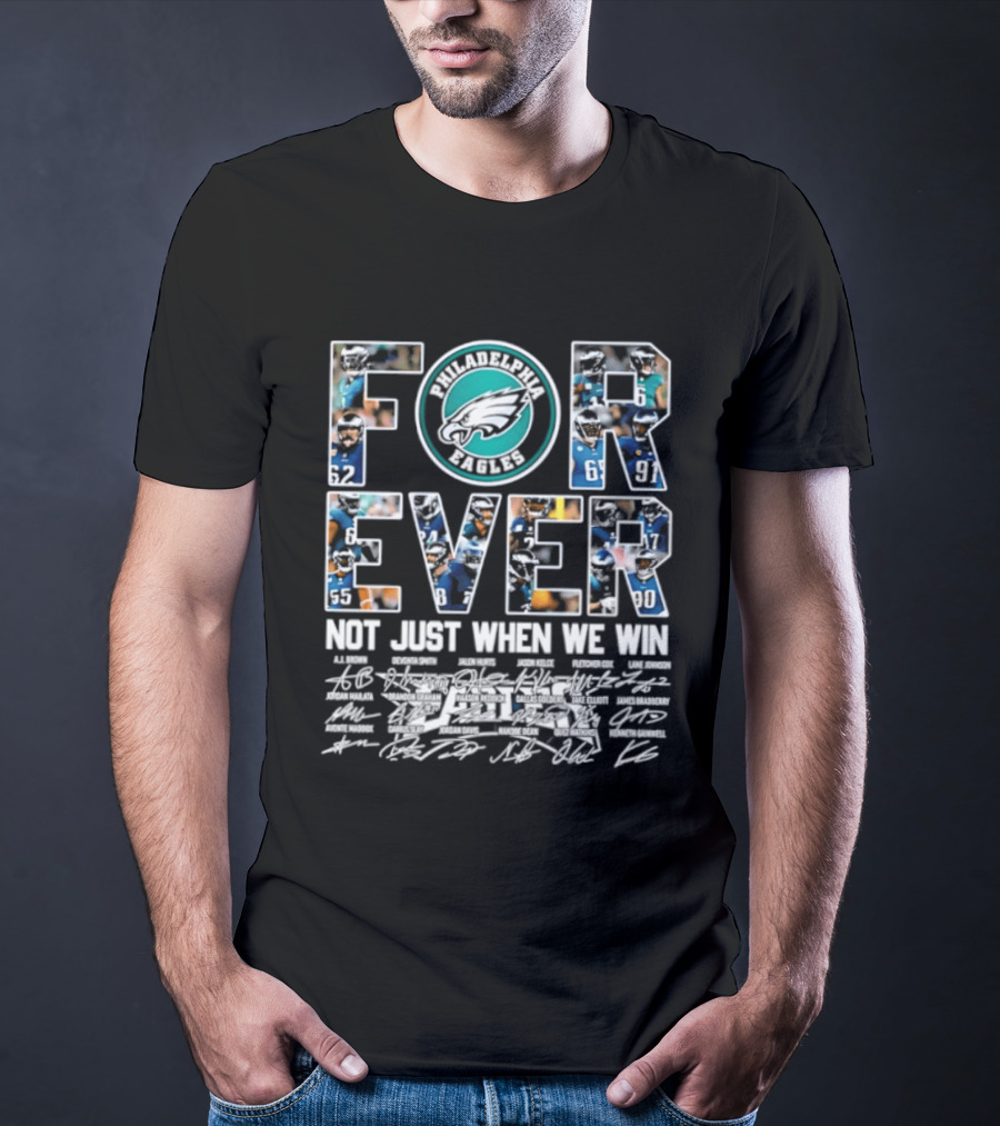 Forever Miami Dolphins Not Just When We Win Autographed T-Shirt