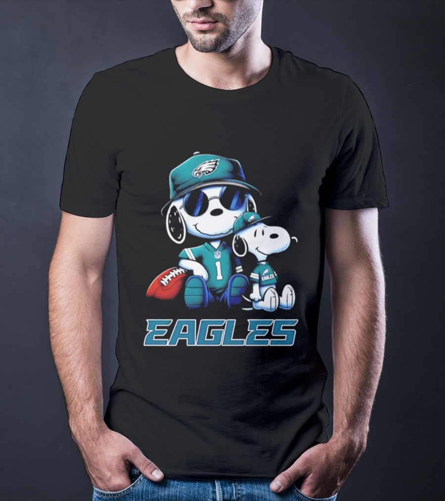 Snoopy Eagles Philadelphia Football 2026 T-Shirt