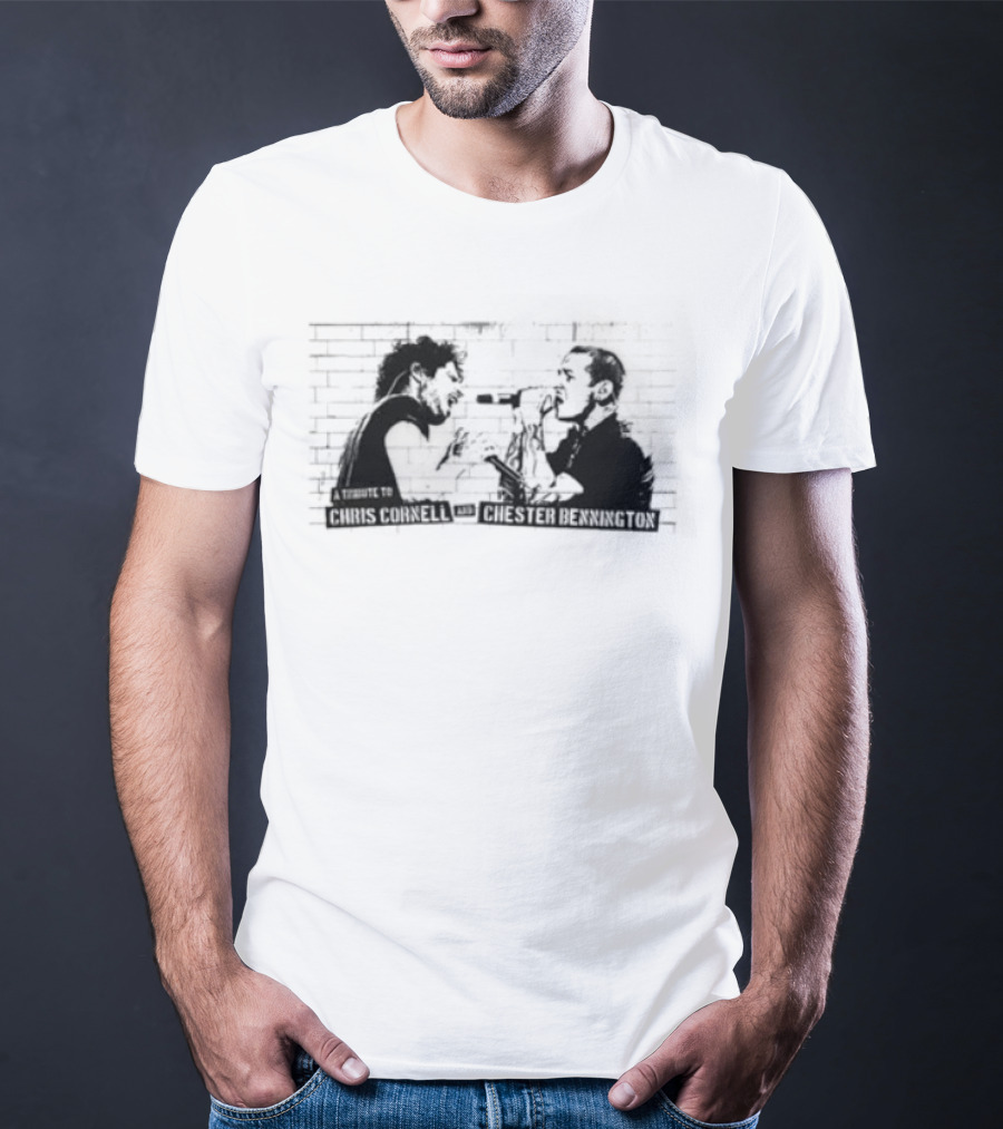 Chris Cornell Chester Bennington Tribute Darkness T-Shirt