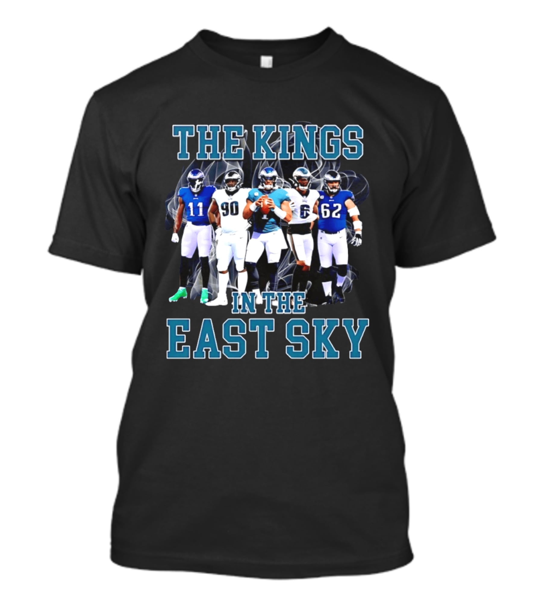 The Kings In The East Sky Philadelphia Eagles Football Players Signatures T-Shirt