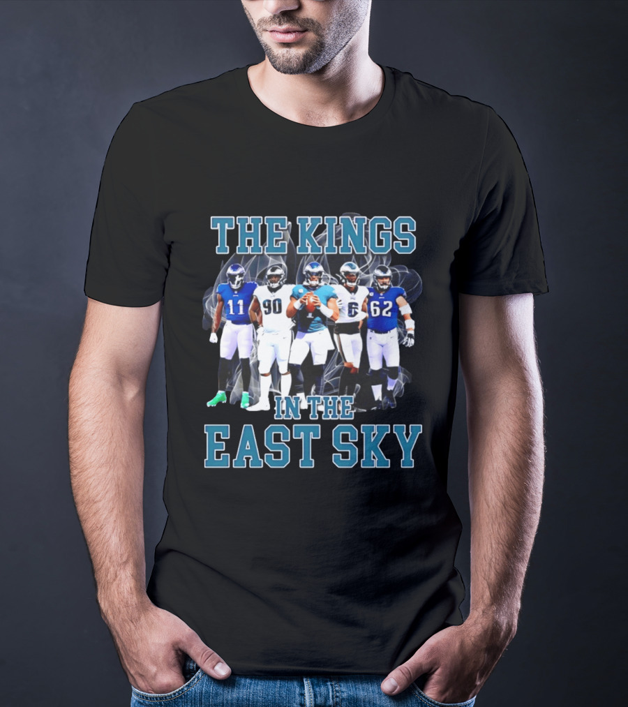 The Kings In The East Sky Philadelphia Eagles Football Players Signatures T-Shirt
