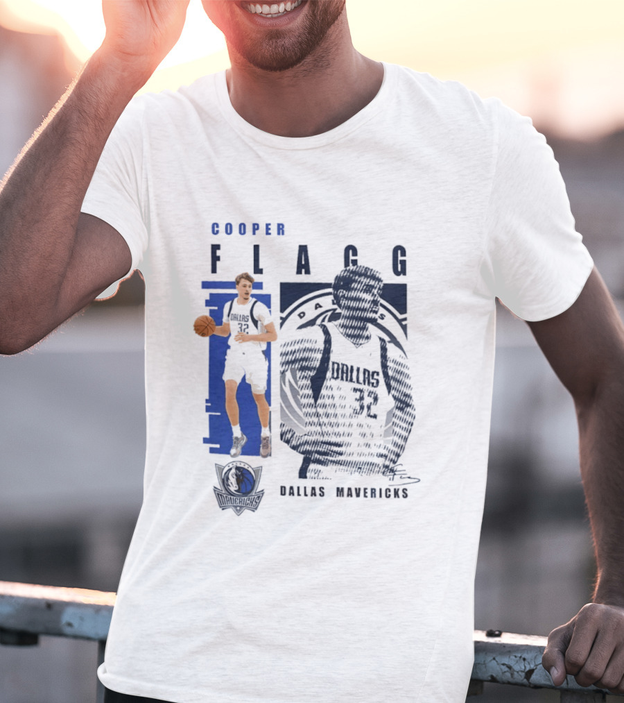 Cooper Flagg Dallas Mavericks Highlights 2026 Signatures T-Shirt